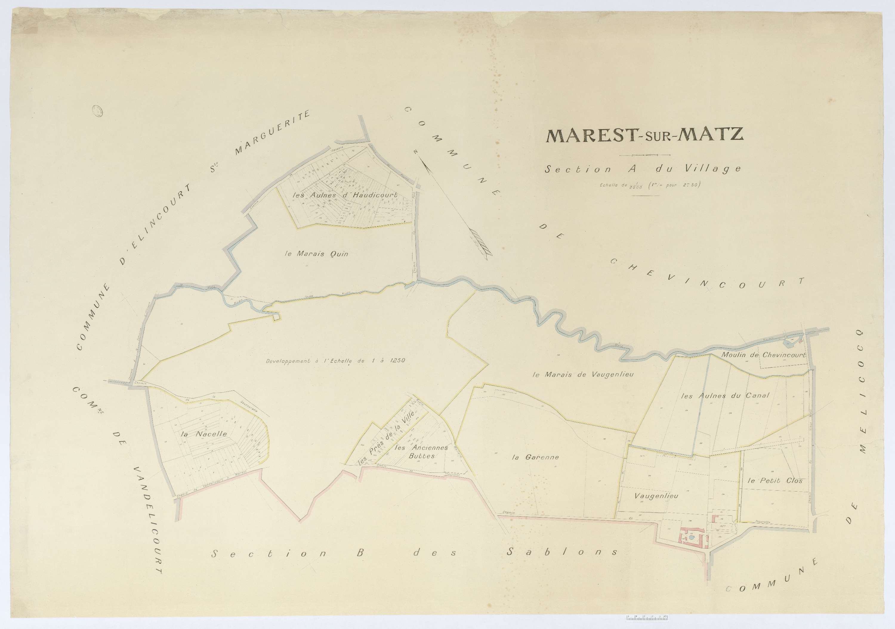Marest-sur-Matz - Cadastre napoléonien (copie), section A_1