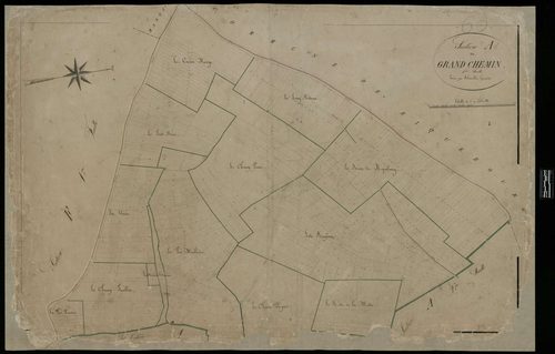 Mareuil-la-Motte - Cadastre napoléonien, section A1