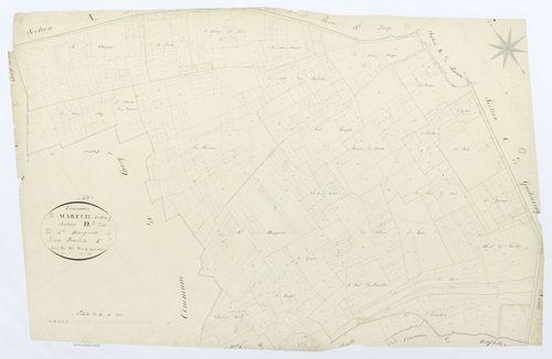 Mareuil-sur-Ourcq - Cadastre napoléonien, section D1