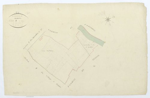 Margny-lès-Compiègne - Cadastre napoléonien, section B2