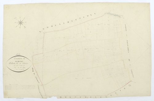 Margny-lès-Compiègne - Cadastre napoléonien, section C1