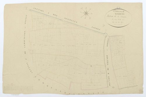 Margny-lès-Compiègne - Cadastre napoléonien, section C2