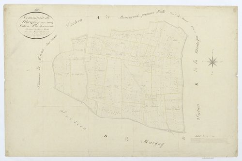 Margny-sur-Matz - Cadastre napoléonien, section A2