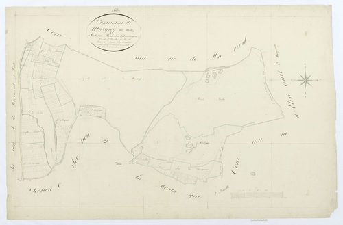 Margny-sur-Matz - Cadastre napoléonien, section B1