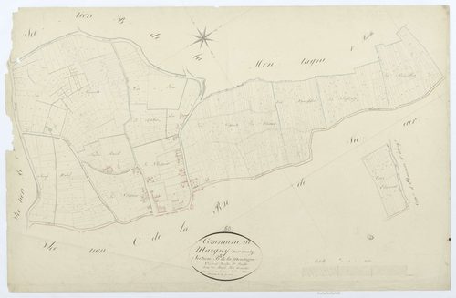 Margny-sur-Matz - Cadastre napoléonien, section B2