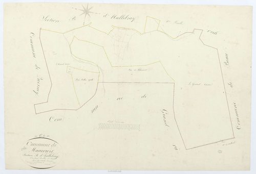Maucourt - Cadastre napoléonien, section B2