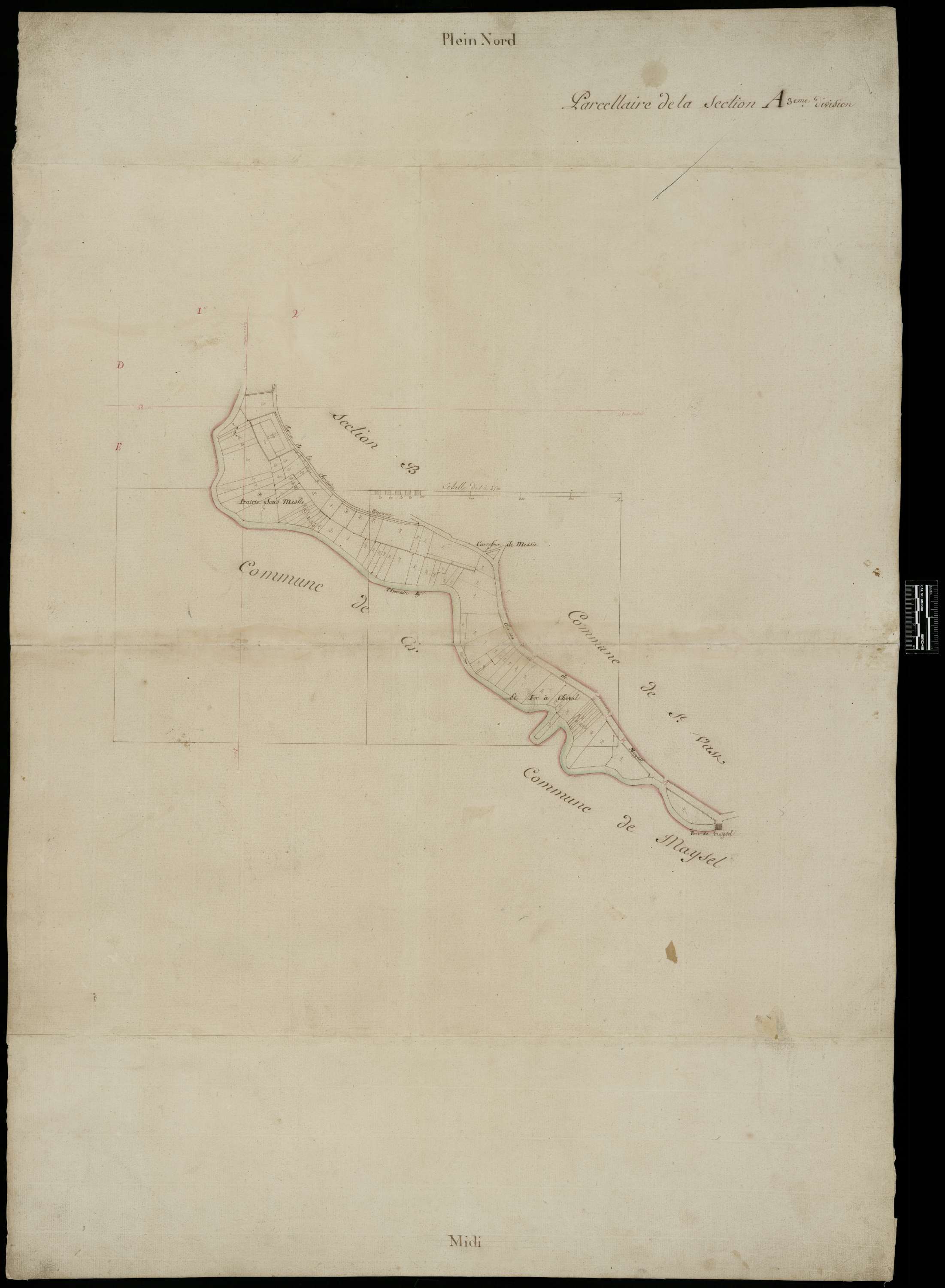 Mello - Cadastre napoléonien, section A3