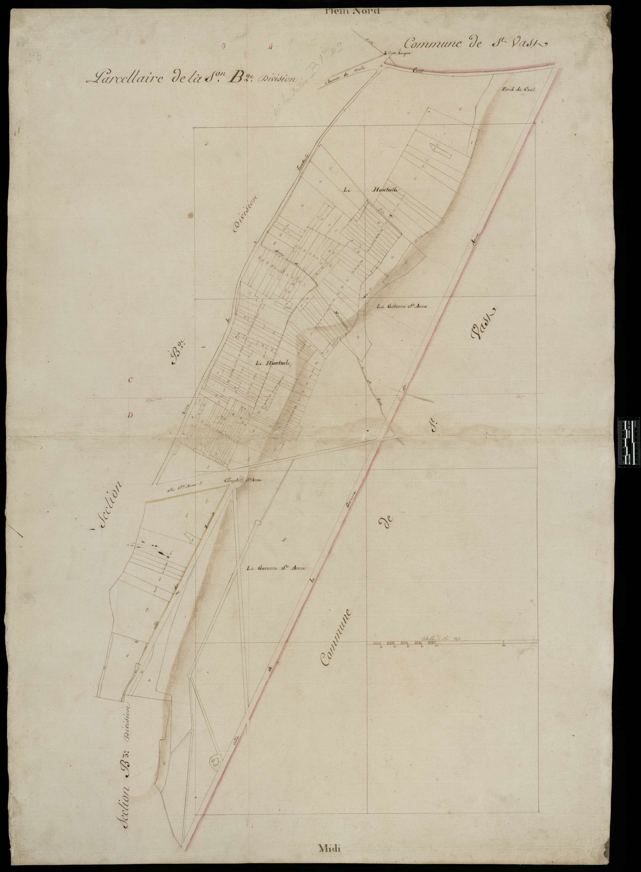 Mello - Cadastre napoléonien, section B2