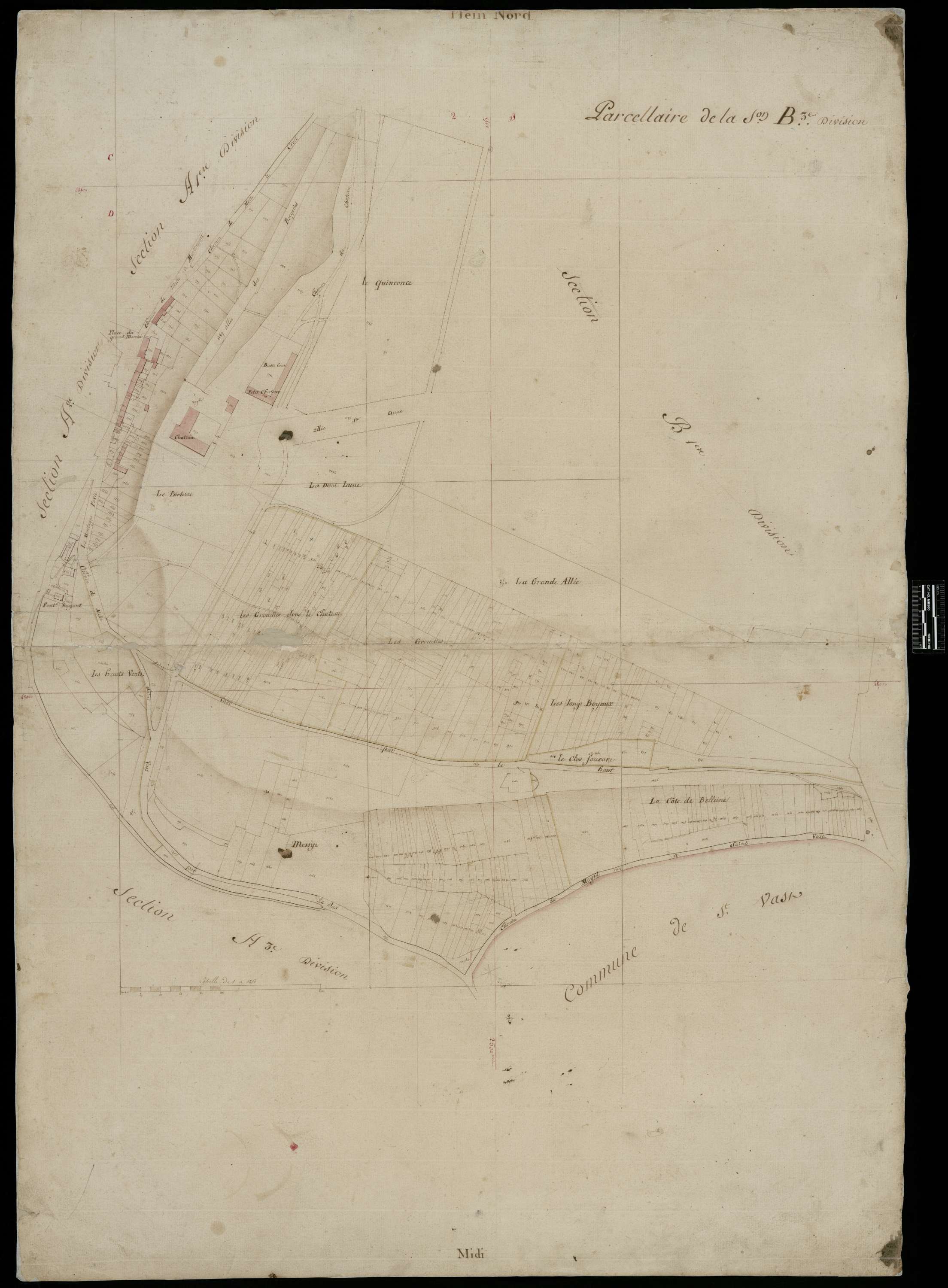 Mello - Cadastre napoléonien, section B3