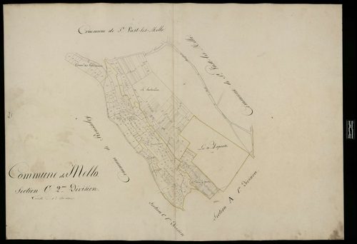 Mello - Cadastre napoléonien, section C2
