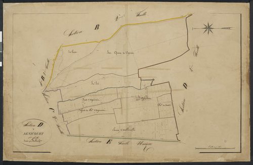 Méru - Cadastre napoléonien, section D1
