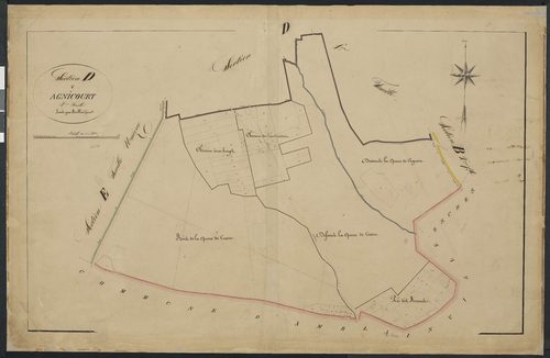 Méru - Cadastre napoléonien, section D2