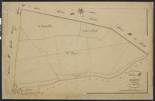 Méru - Cadastre napoléonien, section E