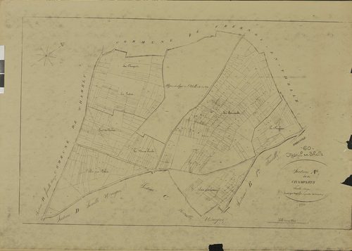 Le Mesnil-en-Thelle - Cadastre napoléonien (copie), section A, feuille unique