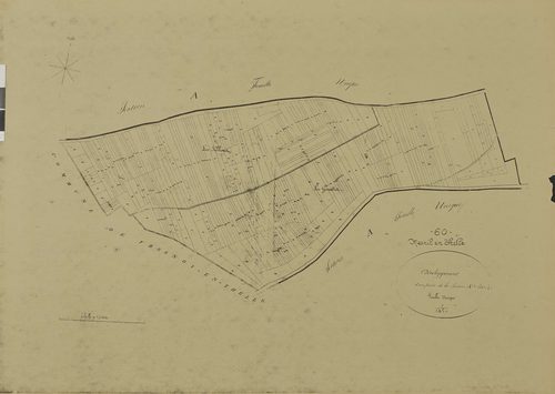 Le Mesnil-en-Thelle - Cadastre napoléonien (copie), section A, développement, feuille unique