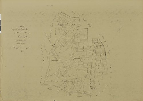 Le Mesnil-en-Thelle - Cadastre napoléonien (copie), section D, feuille unique
