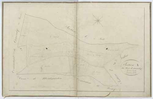 Monchy-Humières - Cadastre napoléonien, section A
