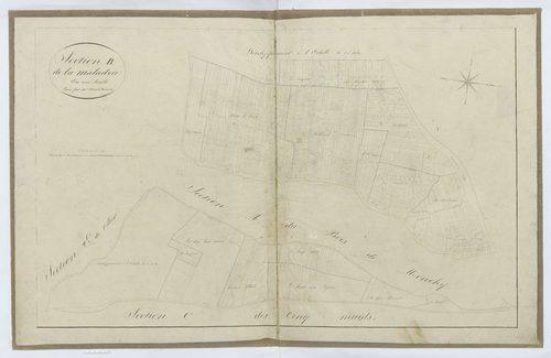 Monchy-Humières - Cadastre napoléonien, section B