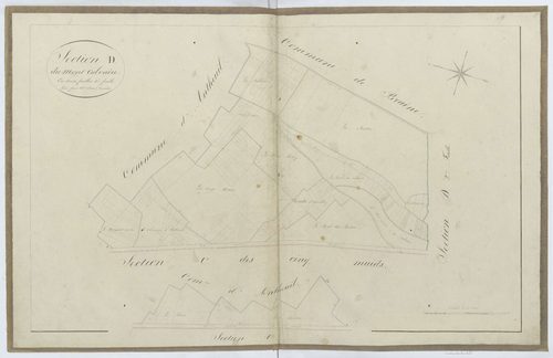 Monchy-Humières - Cadastre napoléonien, section D1