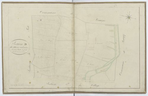 Monchy-Humières - Cadastre napoléonien, section D2