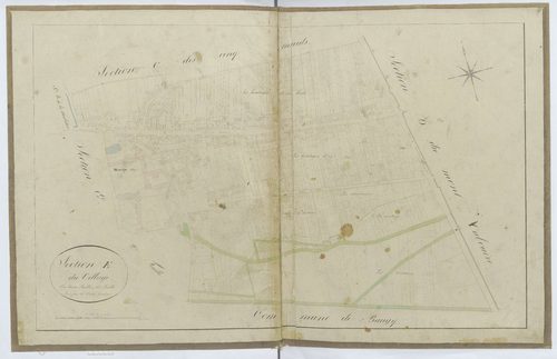 Monchy-Humières - Cadastre napoléonien, section E1