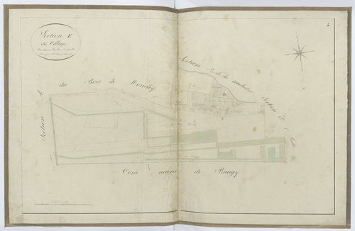 Monchy-Humières - Cadastre napoléonien, section E2