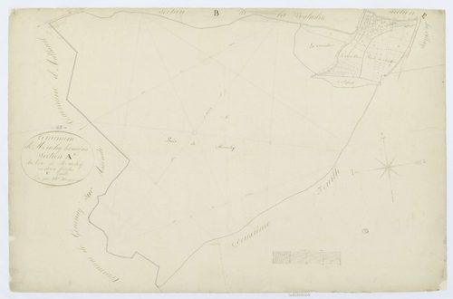 Monchy-Humières - Cadastre napoléonien, section A1