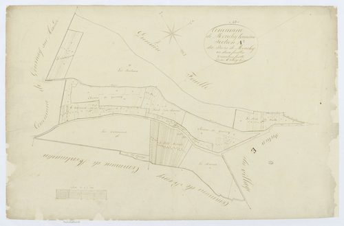 Monchy-Humières - Cadastre napoléonien, section A2