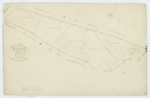 Monchy-Humières - Cadastre napoléonien, section C1