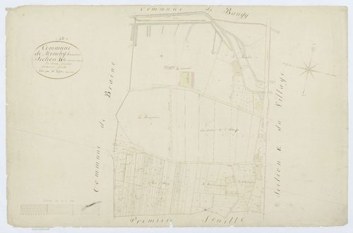 Monchy-Humières - Cadastre napoléonien, section D2