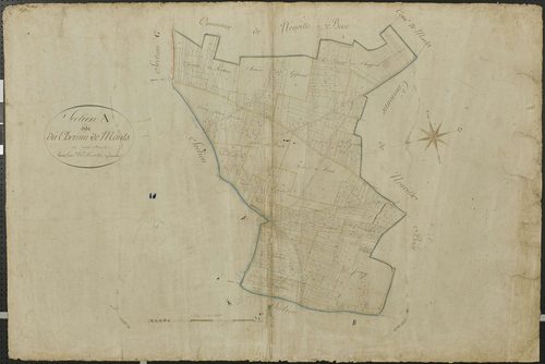 Monneville - Cadastre napoléonien, section A