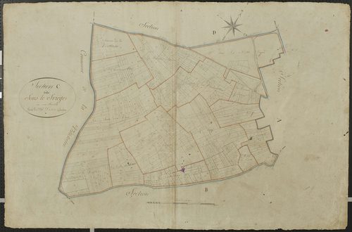 Monneville - Cadastre napoléonien, section C