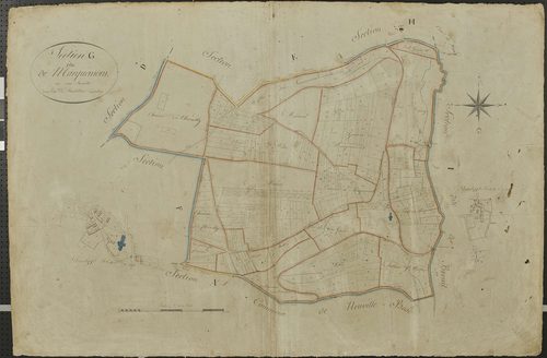 Monneville - Cadastre napoléonien, section G