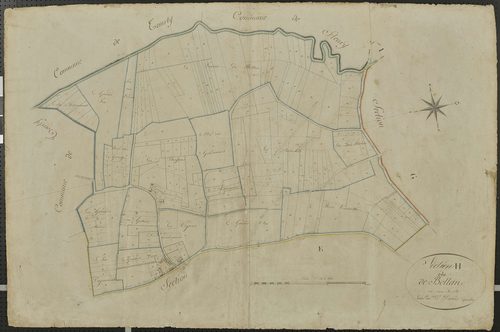 Monneville - Cadastre napoléonien, section H