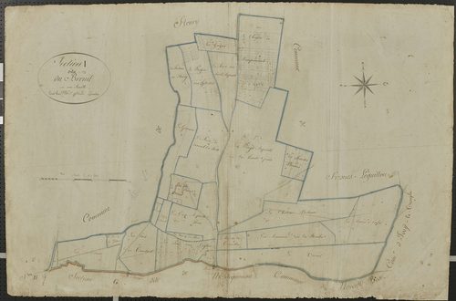 Monneville - Cadastre napoléonien, section I