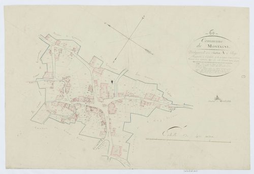 Montagny-Sainte-Félicité - Cadastre napoléonien, développement de la section A