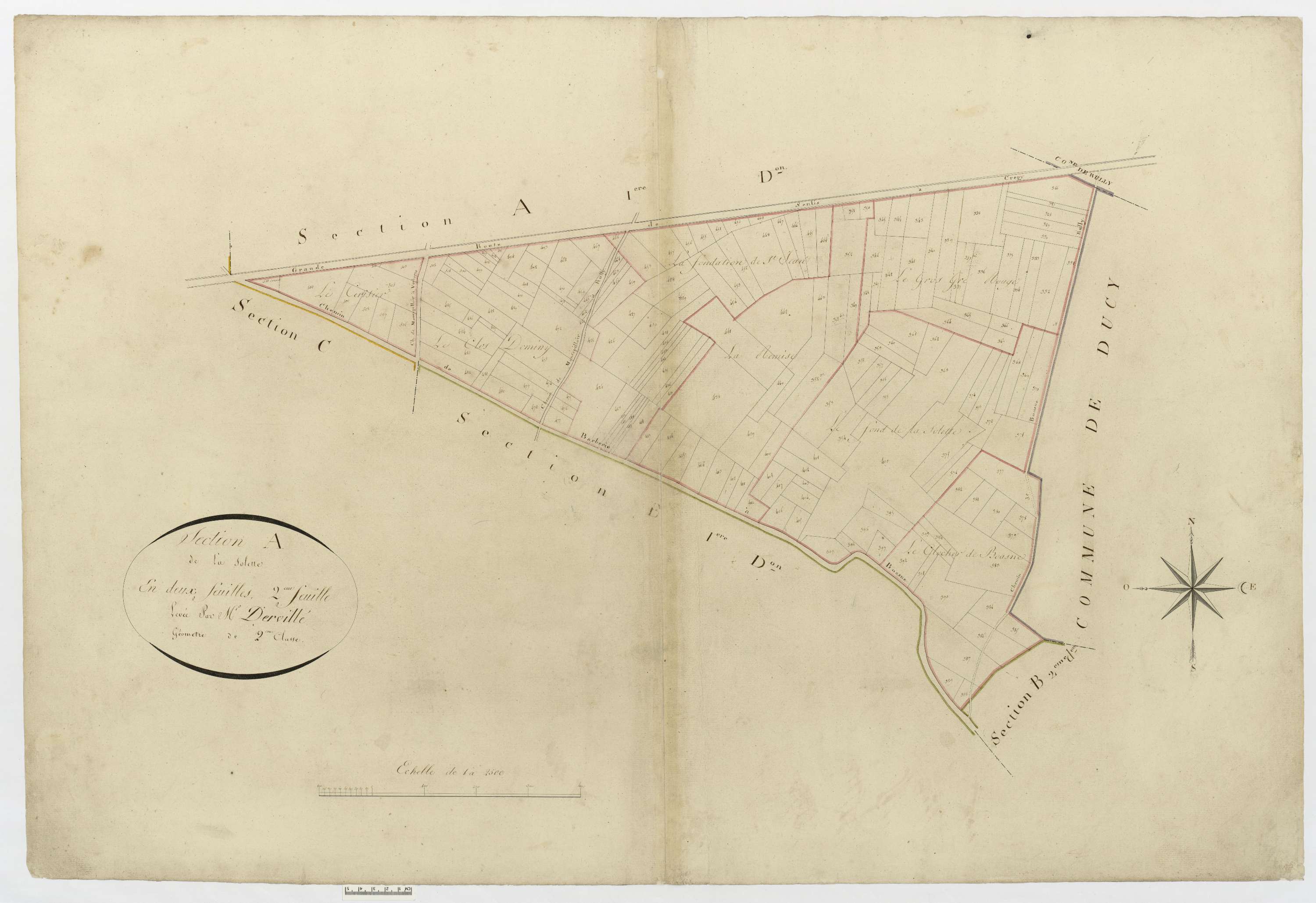 Montépilloy - Cadastre napoléonien, section A2