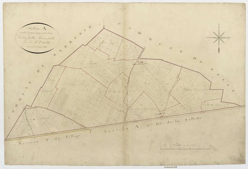 Montépilloy - Cadastre napoléonien, section A1