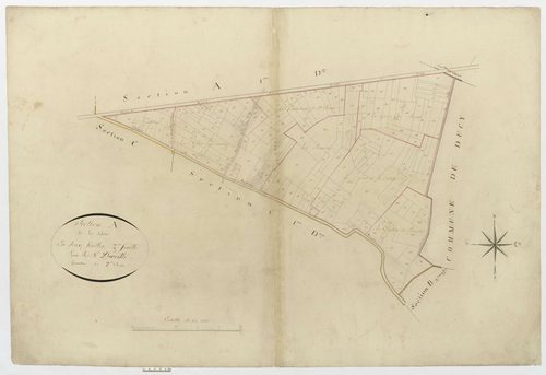 Montépilloy - Cadastre napoléonien, section A2