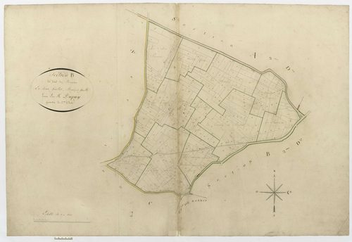 Montépilloy - Cadastre napoléonien, section B1
