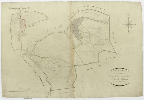 Montépilloy - Cadastre napoléonien, section B2