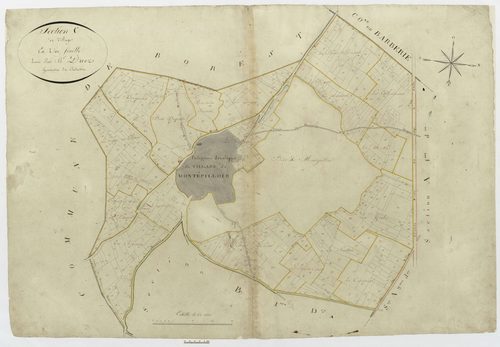 Montépilloy - Cadastre napoléonien, section C