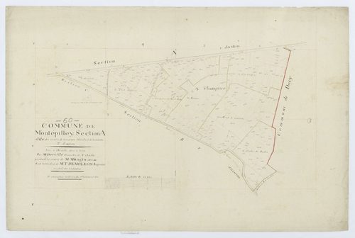 Montépilloy - Cadastre napoléonien, section A2