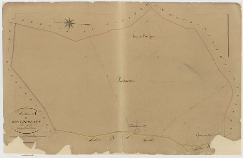 Montherlant - Cadastre napoléonien, section A2