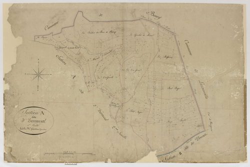 Montjavoult - Cadastre napoléonien, section A1