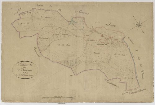 Montjavoult - Cadastre napoléonien, section A2