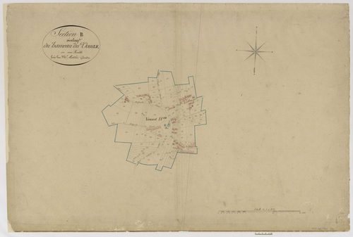 Montjavoult - Cadastre napoléonien, section B2