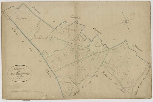 Montjavoult - Cadastre napoléonien, section C1