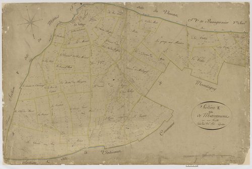 Montjavoult - Cadastre napoléonien, section E
