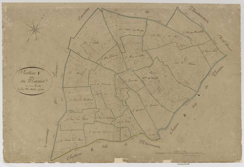 Montjavoult - Cadastre napoléonien, section F